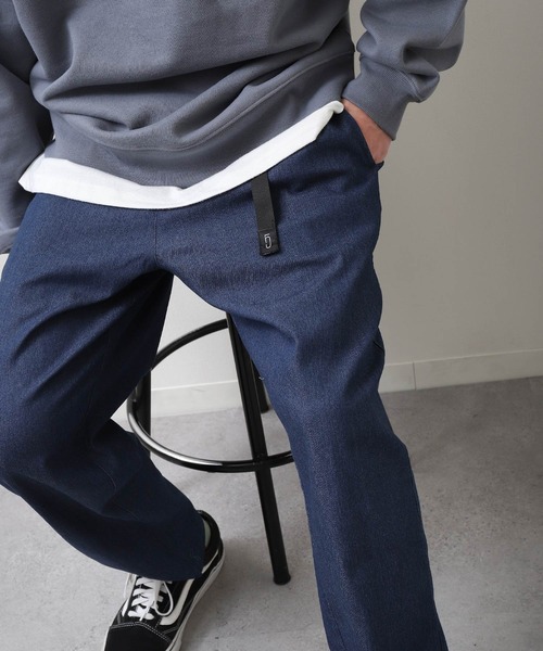 ZIP FIVE(ジップファイブ)の「【ZIP FIVE】【ZIP OUTDOOR】ワイドテーパード アクティブイージークライミングパンツ/デニム/チノ/ストレッチ(チノパンツ・メンズ・ライトブルー/ブラック/ベージュ/ネイビー/オフホワイト/カーキ/ブルー/キャメル・MEDIUM/LARGE/X-LARGE)」の16枚目の写真
