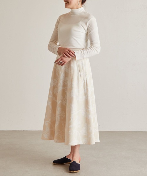 BEARDSLEY（ビアズリー）の「ロープ柄スカート（スカート・レディース・アイボリー・FREE）」の2枚目の写真