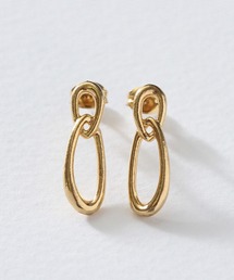 NOIR DE POUPEE（ノワールドプーペ）の「silver925 チェーン風 ピアス  (ニッケルフリー)（ピアス（両耳用）・レディース）」