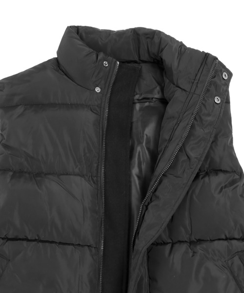 Figments（フィグメンツ）の「オーバーパファーベスト（ベスト・レディース・ブラック・FREE）」の10枚目の写真