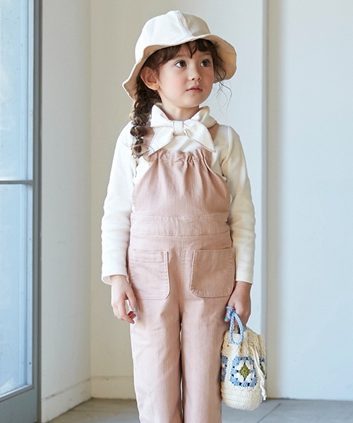 petit main（プティマイン）の「クロシェ巾着バッグ（ショルダーバッグ・キッズ・ラベンダー/ライトベージュ・FREE）」の14枚目の写真