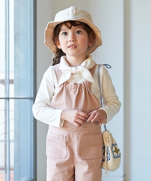 petit main（プティマイン）の「クロシェ巾着バッグ（ショルダーバッグ・キッズ・ラベンダー/ライトベージュ・FREE）」の13枚目の写真