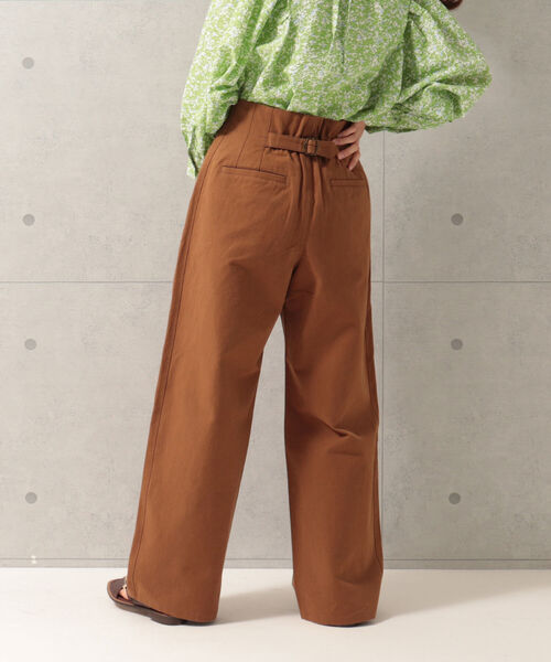 fredy repit（フレディレピ）の「サイド切り替え セミワイドパンツ（その他パンツ・レディース・ネイビー/ブラウン・38/36）」の13枚目の写真