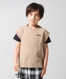 ニット丸首ベスト