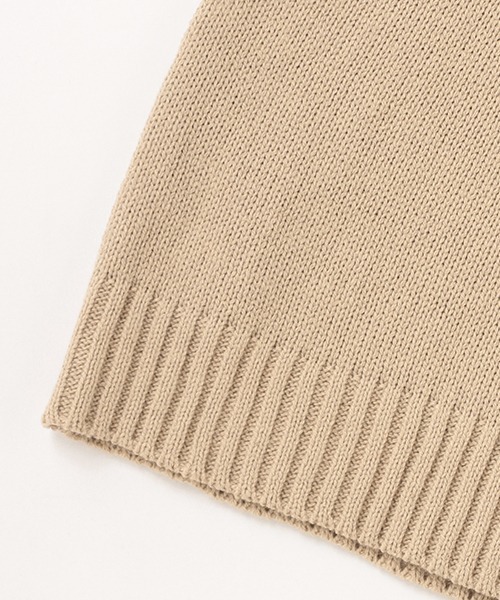 XLARGE KIDS（エクストララージキッズ）の「ニット丸首ベスト（ベスト・キッズ・ブラック/ベージュ・140cm/120cm/110cm/100cm/90cm/130cm）」の7枚目の写真