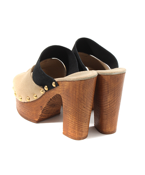 mystic（ミスティック）の「Sandy Shoes 配色スエードサボ（サンダル・レディース・ブラウン/ベージュ・36/37/38）」の18枚目の写真