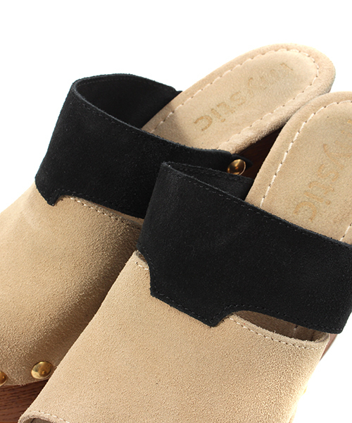 mystic（ミスティック）の「Sandy Shoes 配色スエードサボ（サンダル・レディース・ブラウン/ベージュ・36/37/38）」の21枚目の写真