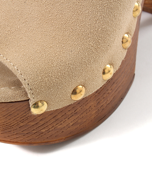 mystic（ミスティック）の「Sandy Shoes 配色スエードサボ（サンダル・レディース・ブラウン/ベージュ・36/37/38）」の15枚目の写真