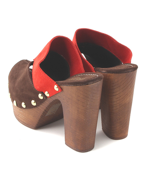 mystic（ミスティック）の「Sandy Shoes 配色スエードサボ（サンダル・レディース・ブラウン/ベージュ・36/37/38）」の10枚目の写真