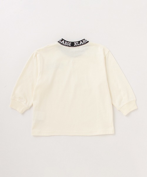 XLARGE KIDS(エクストララージキッズ)の「衿ロゴ長袖Tシャツ(Tシャツ/カットソー・キッズ・オフホワイト/ネイビー/ブラック・110cm/100cm/130cm/120cm/90cm/140cm)」の13枚目の写真