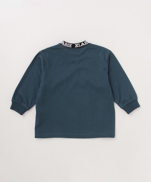 XLARGE KIDS(エクストララージキッズ)の「衿ロゴ長袖Tシャツ(Tシャツ/カットソー・キッズ・オフホワイト/ネイビー/ブラック・110cm/100cm/130cm/120cm/90cm/140cm)」の12枚目の写真