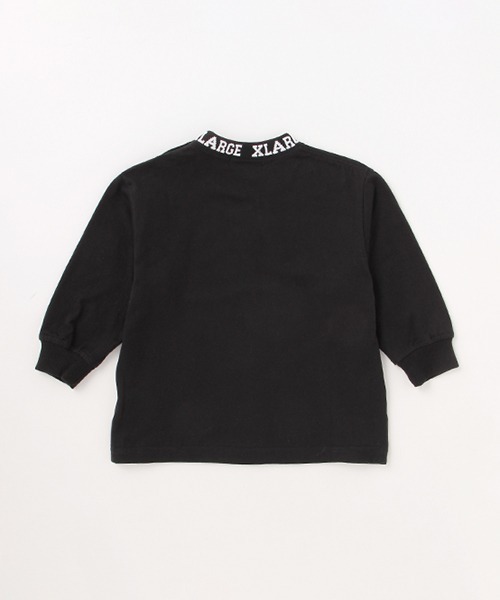 XLARGE KIDS(エクストララージキッズ)の「衿ロゴ長袖Tシャツ(Tシャツ/カットソー・キッズ・オフホワイト/ネイビー/ブラック・110cm/100cm/130cm/120cm/90cm/140cm)」の11枚目の写真