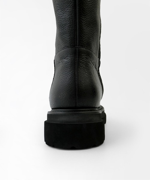 Dhyana / ブーツ/23.5cm/BLK/牛革 Dhyana.（ディアナドット）の「ラウンドロングブーツ（ブーツ）」 - WEAR