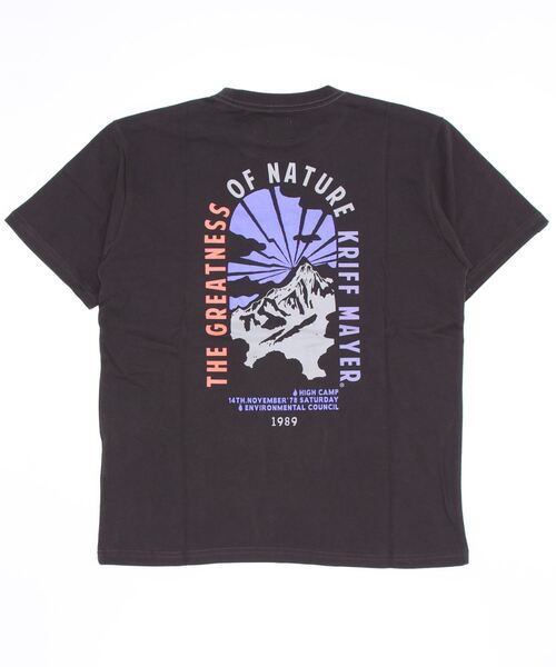 KRIFF MAYER（クリフメイヤー）の「半袖ポケT(日の出)（Tシャツ/カットソー・メンズ・チャコール/グリーン/コーラル/オフホワイト・SMALL/LARGE/MEDIUM/X-LARGE）」の5枚目の写真