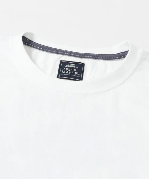 KRIFF MAYER（クリフメイヤー）の「半袖ポケT(日の出)（Tシャツ/カットソー・メンズ・チャコール/グリーン/コーラル/オフホワイト・SMALL/LARGE/MEDIUM/X-LARGE）」の16枚目の写真