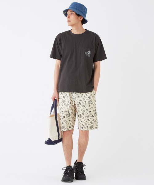 KRIFF MAYER（クリフメイヤー）の「半袖ポケT(日の出)（Tシャツ/カットソー・メンズ・チャコール/グリーン/コーラル/オフホワイト・SMALL/LARGE/MEDIUM/X-LARGE）」の11枚目の写真