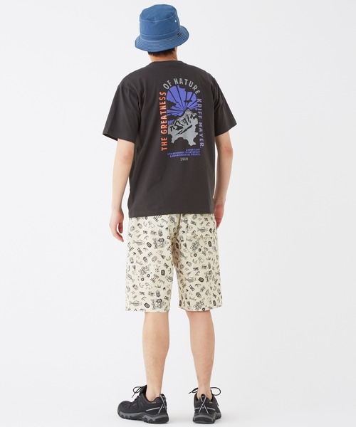 KRIFF MAYER（クリフメイヤー）の「半袖ポケT(日の出)（Tシャツ/カットソー・メンズ・チャコール/グリーン/コーラル/オフホワイト・SMALL/LARGE/MEDIUM/X-LARGE）」の9枚目の写真