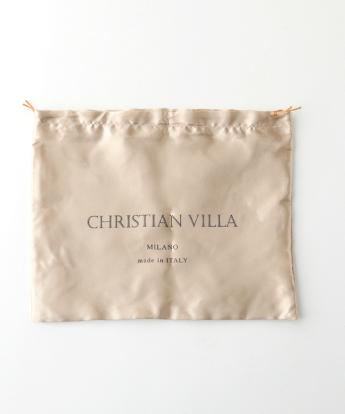 CHRISTIAN VILLA(クリスチャンヴィラ)の「CHRISTIAN VILLA シリンダーショルダーバッグ(ショルダーバッグ・レディース・ベージュ/ピンク・FREE)」の8枚目の写真