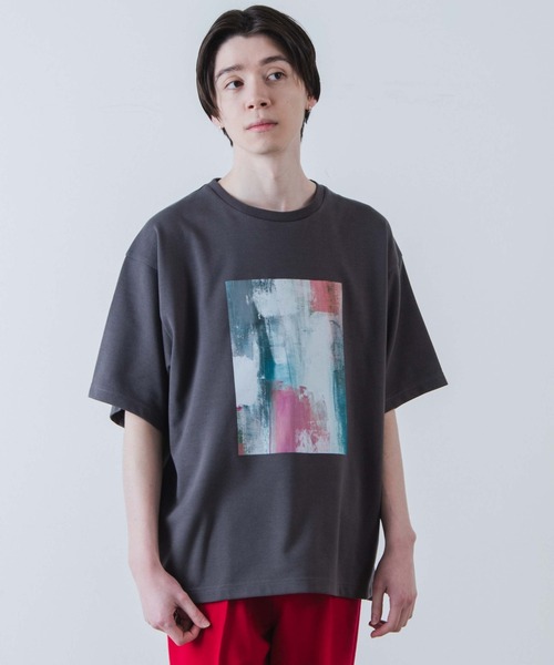 WEGO(ウィゴー)の「WEGO/アートグラフィックT(Tシャツ/カットソー・メンズ・ダークグレー/ホワイト・LARGE/MEDIUM)」の10枚目の写真