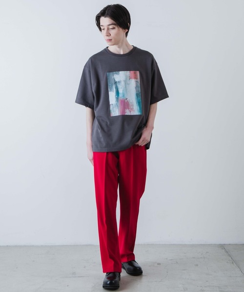 WEGO(ウィゴー)の「WEGO/アートグラフィックT(Tシャツ/カットソー・メンズ・ダークグレー/ホワイト・LARGE/MEDIUM)」の9枚目の写真