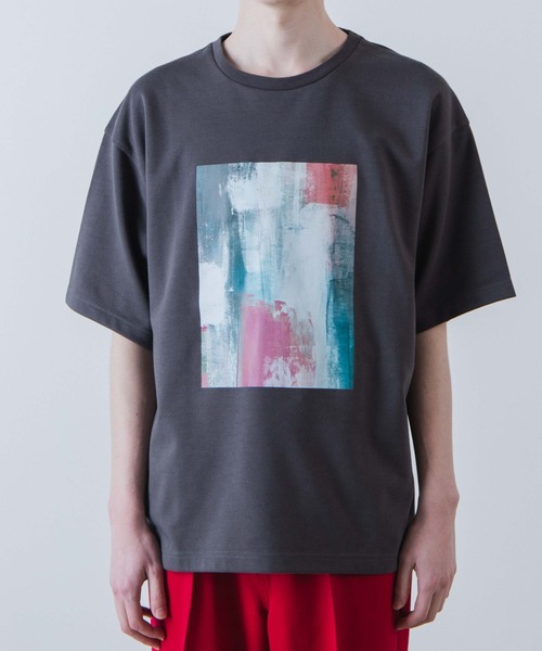 WEGO(ウィゴー)の「WEGO/アートグラフィックT(Tシャツ/カットソー・メンズ・ダークグレー/ホワイト・LARGE/MEDIUM)」の15枚目の写真