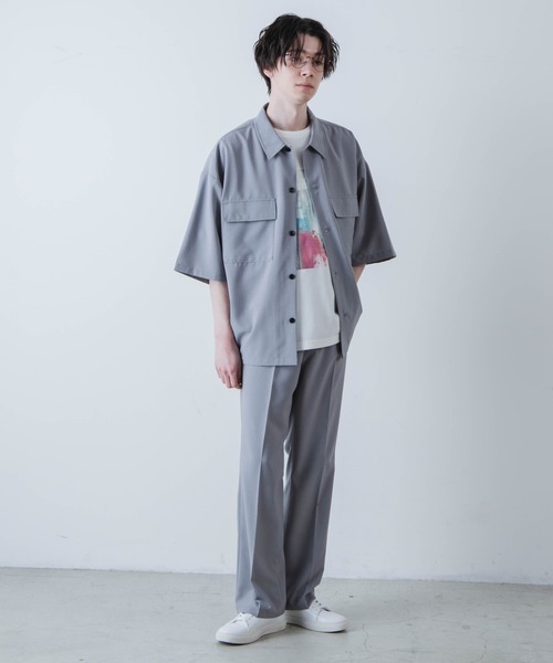 WEGO(ウィゴー)の「WEGO/アートグラフィックT(Tシャツ/カットソー・メンズ・ダークグレー/ホワイト・LARGE/MEDIUM)」の21枚目の写真