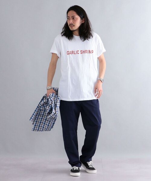 THE DAY ON THE BEACH(ザデイオンザビーチ)の「*【SHIPS別注】THE DAY ON THE BEACH: GARLIC SHRIMP プリント Tシャツ(Tシャツ/カットソー・メンズ・ホワイト/ブラック/ブルー・MEDIUM/LARGE/X-LARGE)」の15枚目の写真