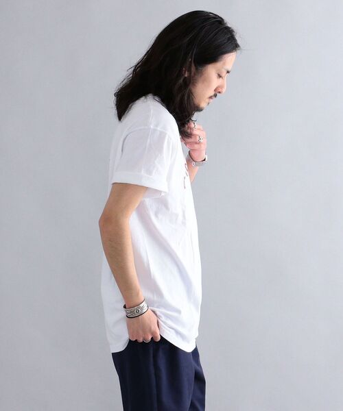 THE DAY ON THE BEACH(ザデイオンザビーチ)の「*【SHIPS別注】THE DAY ON THE BEACH: GARLIC SHRIMP プリント Tシャツ(Tシャツ/カットソー・メンズ・ホワイト/ブラック/ブルー・MEDIUM/LARGE/X-LARGE)」の20枚目の写真