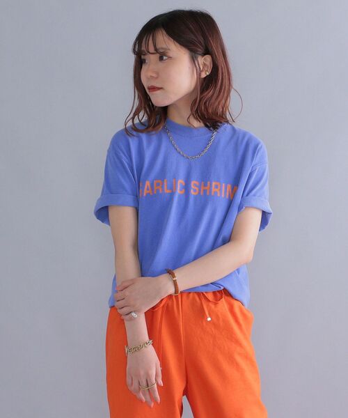 THE DAY ON THE BEACH(ザデイオンザビーチ)の「*【SHIPS別注】THE DAY ON THE BEACH: GARLIC SHRIMP プリント Tシャツ(Tシャツ/カットソー・メンズ・ホワイト/ブラック/ブルー・MEDIUM/LARGE/X-LARGE)」の17枚目の写真