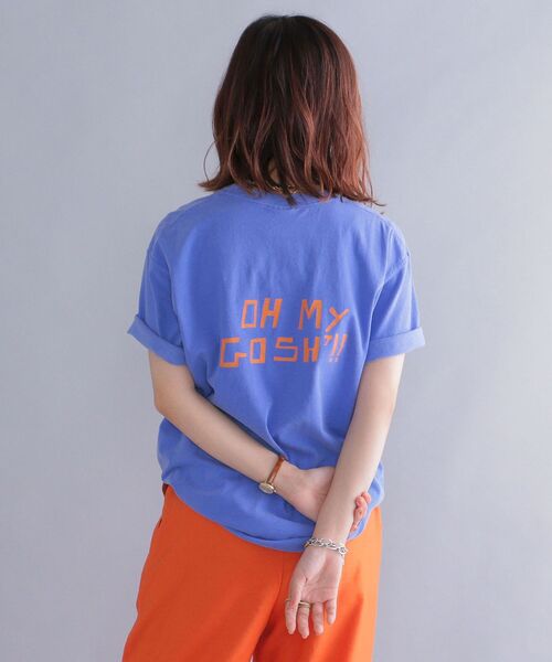 THE DAY ON THE BEACH(ザデイオンザビーチ)の「*【SHIPS別注】THE DAY ON THE BEACH: GARLIC SHRIMP プリント Tシャツ(Tシャツ/カットソー・メンズ・ホワイト/ブラック/ブルー・MEDIUM/LARGE/X-LARGE)」の9枚目の写真