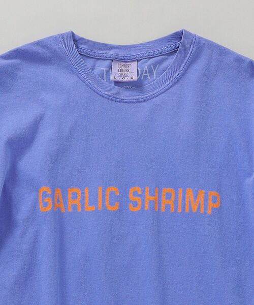 THE DAY ON THE BEACH(ザデイオンザビーチ)の「*【SHIPS別注】THE DAY ON THE BEACH: GARLIC SHRIMP プリント Tシャツ(Tシャツ/カットソー・メンズ・ホワイト/ブラック/ブルー・MEDIUM/LARGE/X-LARGE)」の21枚目の写真