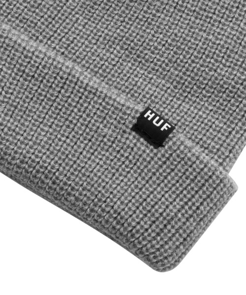 HUF（ハフ）の「ESSENTIALS USUAL BEANIE / HUF ビーニー ニット帽（ニットキャップ/ビーニー・メンズ・ブラック/ネイビー/オレンジ/ヘザーグレー・O/S）」の12枚目の写真