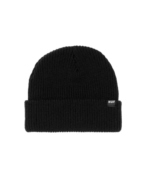 HUF（ハフ）の「ESSENTIALS USUAL BEANIE / HUF ビーニー ニット帽（ニットキャップ/ビーニー・メンズ・ブラック/ネイビー/オレンジ/ヘザーグレー・O/S）」の6枚目の写真