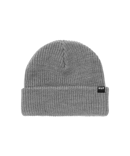 HUF（ハフ）の「ESSENTIALS USUAL BEANIE / HUF ビーニー ニット帽（ニットキャップ/ビーニー・メンズ・ブラック/ネイビー/オレンジ/ヘザーグレー・O/S）」の8枚目の写真