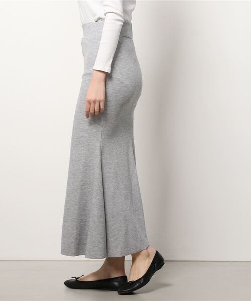 Figments（フィグメンツ）の「リブマーメイドスカート（スカート・レディース・グレー/ブラック・FREE）」の12枚目の写真