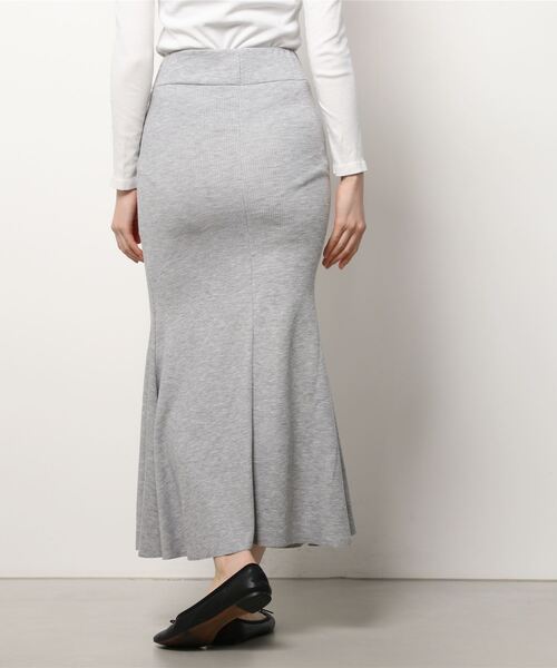 Figments（フィグメンツ）の「リブマーメイドスカート（スカート・レディース・グレー/ブラック・FREE）」の13枚目の写真