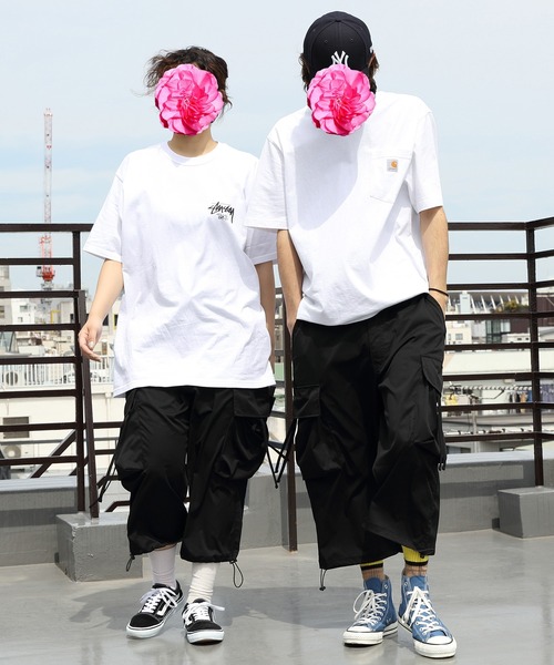 8(eight)(エイト)の「ワイドカーゴクロップドパンツ(カーゴパンツ・メンズ・グレイッシュベージュ/ブラック/ホワイト・LARGE/MEDIUM)」の19枚目の写真