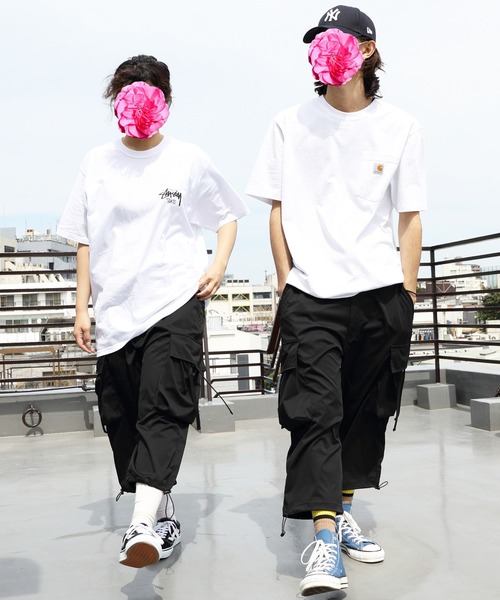 8(eight)(エイト)の「ワイドカーゴクロップドパンツ(カーゴパンツ・メンズ・グレイッシュベージュ/ブラック/ホワイト・LARGE/MEDIUM)」の22枚目の写真