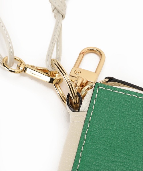 Spick & Span（スピックアンドスパン）の「≪追加≫【L'arcobaleno / ラルコバレーノ】 別注スマートキーケース（キーホルダー・レディース・グリーン/ベージュ系その他/ベージュ・FREE）」の9枚目の写真