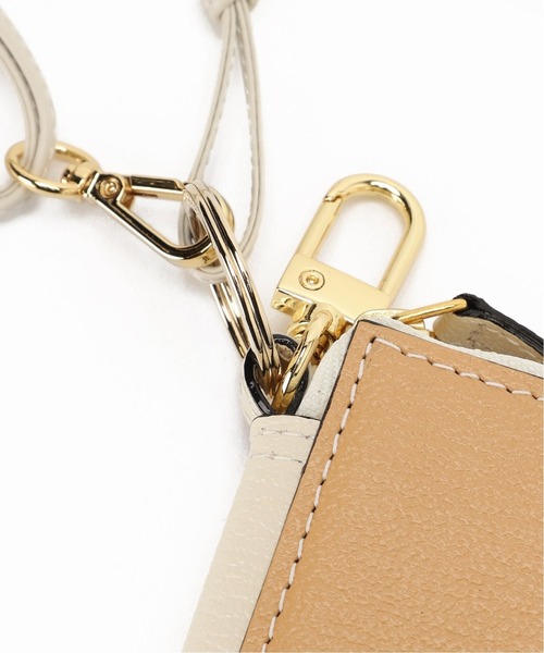 Spick & Span（スピックアンドスパン）の「≪追加≫【L'arcobaleno / ラルコバレーノ】 別注スマートキーケース（キーホルダー・レディース・グリーン/ベージュ系その他/ベージュ・FREE）」の5枚目の写真