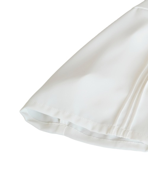 NO ID.（ノーアイディ）の「アシンメトリ-タックBIG-SH（シャツ/ブラウス・メンズ・ホワイト/グリーン/ブラック/ベージュ・ONE SIZE）」の6枚目の写真