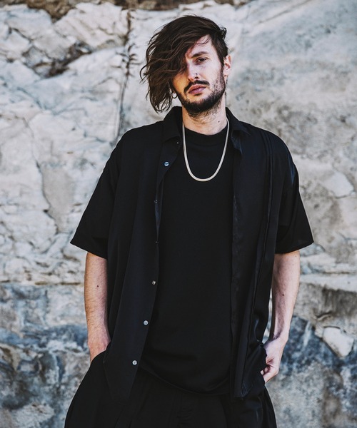 NO ID.（ノーアイディ）の「アシンメトリ-タックBIG-SH（シャツ/ブラウス・メンズ・ホワイト/グリーン/ブラック/ベージュ・ONE SIZE）」の14枚目の写真