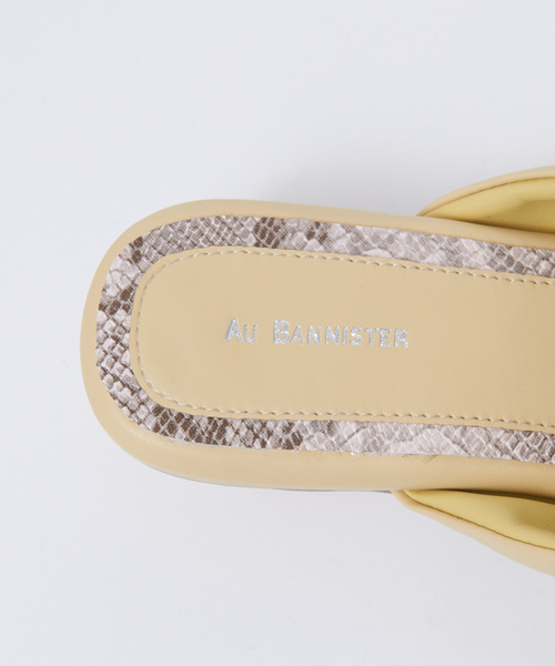 Au BANNISTER（オゥバニスター）の「【WEB限定】韓国風 クッション 3cmヒール サンダル（サンダル・レディース・ブラック/イエロー/グリーン・S/M/L）」の14枚目の写真