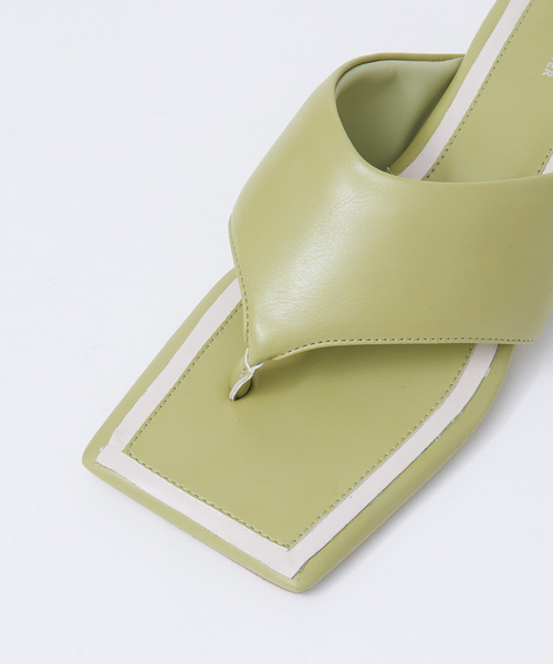 Au BANNISTER（オゥバニスター）の「【WEB限定】韓国風 クッション 3cmヒール サンダル（サンダル・レディース・ブラック/イエロー/グリーン・S/M/L）」の20枚目の写真