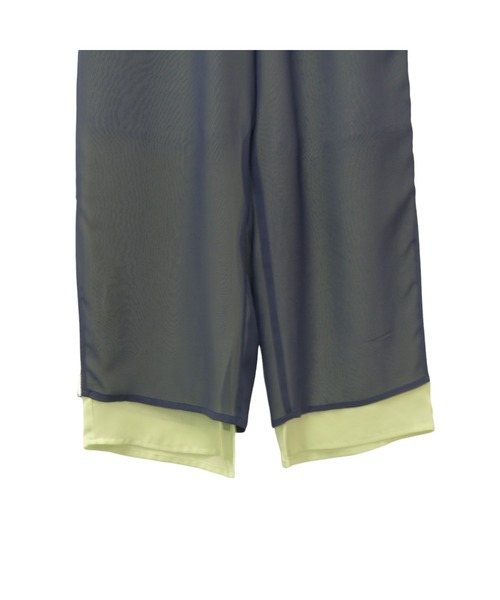 TEVALT(ヴァレット)の「レイヤードパンツ(その他パンツ・レディース・オフホワイト/ネイビー・38)」の3枚目の写真