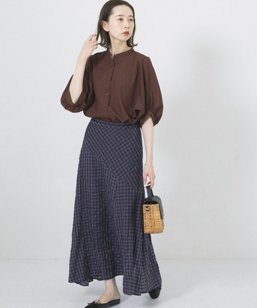 URBAN RESEARCH ROSSO(アーバンリサーチロッソ)の「『UR TECH Smart Linen Touch』袖ボリュームシャツ(シャツ/ブラウス・レディース・ブラウン/オフホワイト/グリーン系その他・FREE)」の17枚目の写真
