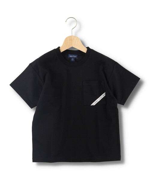 NAUTICA（ノーティカ）の「【NAUTICA/ノーティカ/セットアップ対応】ロゴテープ使い半袖ポケットTシャツ（Tシャツ/カットソー・キッズ・ブラック/オフホワイト/ブルーグレー・120/130/140/150）」の12枚目の写真