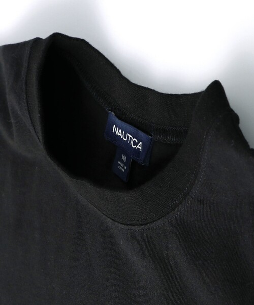 NAUTICA（ノーティカ）の「【NAUTICA/ノーティカ/セットアップ対応】ロゴテープ使い半袖ポケットTシャツ（Tシャツ/カットソー・キッズ・ブラック/オフホワイト/ブルーグレー・120/130/140/150）」の9枚目の写真