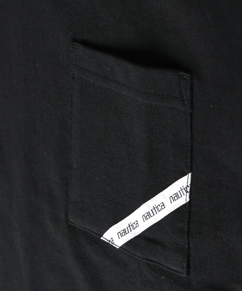 NAUTICA（ノーティカ）の「【NAUTICA/ノーティカ/セットアップ対応】ロゴテープ使い半袖ポケットTシャツ（Tシャツ/カットソー・キッズ・ブラック/オフホワイト/ブルーグレー・120/130/140/150）」の22枚目の写真