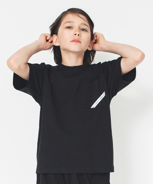 NAUTICA（ノーティカ）の「【NAUTICA/ノーティカ/セットアップ対応】ロゴテープ使い半袖ポケットTシャツ（Tシャツ/カットソー・キッズ・ブラック/オフホワイト/ブルーグレー・120/130/140/150）」の17枚目の写真